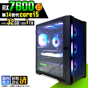 �_�}���\������l���^�y�V�i �������Y�z�Q�[�~���OPC �f�X�N�g�b�v�p�\�R�� �r�W�l�X Radeon RX7600 ��14���� corei5 Windows11 ������ 32GB SSD1TB �Q�[�� �Q�[�~���O�p�\�R�� �f�X�N�g�b�vPC ���X�y�b�N