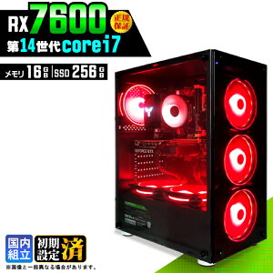 �_�}���\������l���^�y�V�i �������Y�z�Q�[�~���OPC �f�X�N�g�b�v�p�\�R�� �r�W�l�X Radeon RX7600 ��14���� corei7 Windows11 ������ 16GB SSD256GB �Q�[�� �Q�[�~���O�p�\�R�� �f�X�N�g�b�vPC ���X�y�b