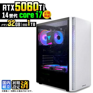 �y�ŐVRTX5060Ti�z�_���S1�N�ۏ؁^�Q�[�~���OPC �f�X�N�g�b�v�p�\�R�� �r�W�l�X GeForce RTX5060Ti ��14���� corei7 Windows11 32GB SSD1TB �Q�[�� �Q�[�~���O�p�\�R�� �f�X�N�g�b�vPC ���_ APEX FF14 VALO e�X�|�[