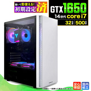�_�X�[�p�[�Z�[������l���^ �_���S1�N�ۏ؁^�y�V�i �������Y�z�Q�[�~���OPC �f�X�N�g�b�v�p�\�R�� �r�W�l�X GeForce RTX1650 ��14���� corei7 Windows11 ������ 32GB SSD500GB �Q�[�� �Q�[�~���O�p�\�R�� 