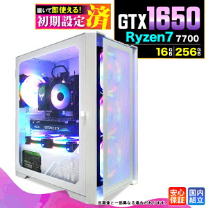 �_�}���\������l���^�y�V�i �������Y�z�Q�[�~���OPC �f�X�N�g�b�v�p�\�R�� �r�W�l�X GeForce GTX1650 Ryzen7 7700 Windows11 ������ 16GB SSD256GB �Q�[�� �Q�[�~���O�p�\�R�� �f�X�N�g�b�vPC ���X�y�b�N e