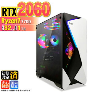 �_�{������l���^�y�V�i �������Y�z�Q�[�~���OPC �f�X�N�g�b�v�p�\�R�� �r�W�l�X GeForce RTX2060 Ryzen7 7700 Windows11 ������ 32GB SSD1TB �Q�[�� �Q�[�~���O�p�\�R�� �f�X�N�g�b�vPC ���X�y�b�N e�X�|�[