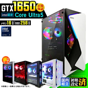 �yintel �ŐVCPU Core Ultra 5�z�_���S1�N�ۏ؁^�Q�[�~���OPC �f�X�N�g�b�v�p�\�R�� �r�W�l�X GeForce GTX1650 Windows11 ������ 16GB SSD256GB ���_ Apex FF14 VALORANT Minecraft GTA ���S�� ����ҏW �z�M e�X�|�[�c �V