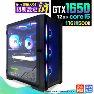 �y�}���\�����艿�i�I�N�[�|�����s���z�y�V�i �������Y 1�N�ۏؕt�z�Q�[�~���OPC �f�X�N�g�b�v�p�\�R�� �r�W�l�X GeForce GTX1650 ��12���� corei5 Windows11 ������ 16GB SSD500GB �Q�[�� �Q�[�~���O�p�\