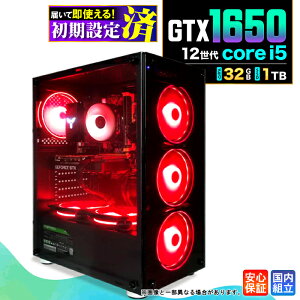 �y�}���\�����艿�i�I�N�[�|�����s���z�y�V�i �������Y 1�N�ۏؕt�z�Q�[�~���OPC �f�X�N�g�b�v�p�\�R�� �r�W�l�X GeForce GTX1650 ��12���� corei5 Windows11 ������ 32GB SSD 1TB �Q�[�� �Q�[�~���O�p�\