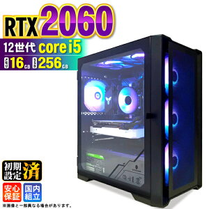 �y�ŒZ���������z�y�V�i �������Y 1�N�ۏؕt�z�Q�[�~���OPC �f�X�N�g�b�v�p�\�R�� �r�W�l�X GeForce RTX2060 ��12���� corei5 Windows11 ������ 16GB SSD256GB �Q�[�� �Q�[�~���O�p�\�R�� �f�X�N�g�b�vPC ��