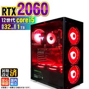 �y�ŒZ���������z�y�V�i �������Y 1�N�ۏؕt�z�Q�[�~���OPC �f�X�N�g�b�v�p�\�R�� �r�W�l�X GeForce RTX2060 ��12���� corei5 Windows11 ������ 32GB SSD1TB �Q�[�� �Q�[�~���O�p�\�R�� �f�X�N�g�b�vPC ��