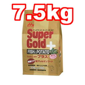 ○森乳サンワールド　スーパーゴールド フィッシュ＆ポテトプラス　関節ケア用 7.5kg (ドッグフード/ペットフード/犬/高齢犬/老犬/シニア犬)