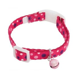 〇【メール便5個・ネコポス6個OK】ペティオ Anycat/エニーキャット　カラー ドット ピンク