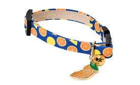 ●【メール便3個・ネコポス5個OK】【アモワークス】Cat Amo.k　オレンジ　カラー　S・Mサイズ　猫用（ネイビー）