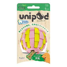 ○PLATZ/プラッツ　unipod（ユニポッド）　ジャギー　S　ピンク　犬のおもちゃ　知育トイ「P」