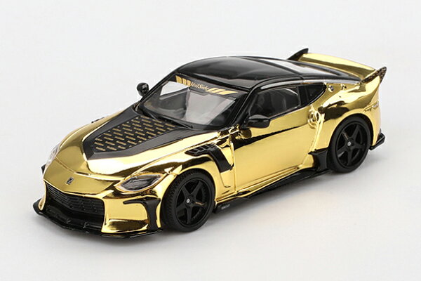 MINI GT 1/64 Nissan Z Veilside FFZ400 ゴールドクロム(右ハンドル)MGT00985-R