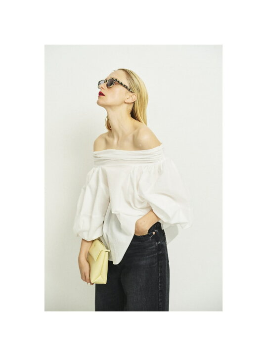 楽天市場】【SALE／40%OFF】コットンオフショルボリュームブラウス 
