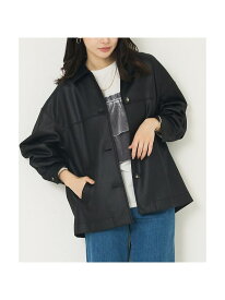 【SALE／20%OFF】ソフトレザーライクブルゾン abahouse mavie アバハウス マヴィ ジャケット・アウター ブルゾン・ジャンパー ホワイト ブラック【RBA_E】【送料無料】[Rakuten Fashion]