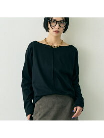 綿ポリ天竺万能カットプルオーバー Rouge vif la cle ルージュ・ヴィフ ラクレ トップス カットソー・Tシャツ ブラック ホワイト【送料無料】[Rakuten Fashion]