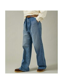 【Wrangler/ラングラー】WRANCHER WIDE DENIM/ランチャ ABAHOUSE LASTWORD アバハウス パンツ ジーンズ・デニムパンツ ブルー【送料無料】[Rakuten Fashion]