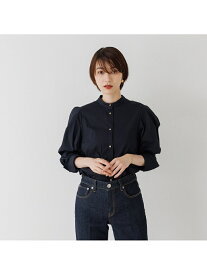 【SALE／25%OFF】スリーブタックブラウス Rouge vif la cle ルージュ・ヴィフ ラクレ トップス シャツ・ブラウス ブラック ホワイト ピンク【RBA_E】【送料無料】[Rakuten Fashion]