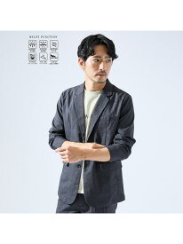 【SALE／36%OFF】【セットアップ対応】吸水速乾 リネンライク ジャケット / サマージャケット ABAHOUSE LASTWORD アバハウス ジャケット・アウター テーラードジャケット・ブレザー ネイビー グレー ブルー ブラウン【RBA_E】【送料無料】[Rakuten Fashion]