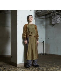 【上下2点セット/セットアップ対応】シアーブラウス+スカートSET UP【WEB NOMINE ノミネ トップス シャツ・ブラウス グレー ブラウン ピンク ブラック【送料無料】[Rakuten Fashion]