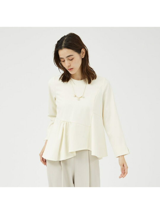 楽天市場】【SALE／40%OFF】ペプラムギャザーアシメブラウス 