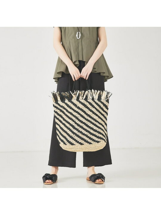 楽天市場】【SALE／40%OFF】【BAGMATI】ラフィアバッグ qualite カリテ 