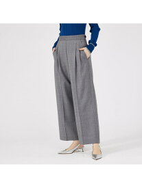 【SALE／40%OFF】【セットアップ対応】ウールトロ2タックストレートパンツ qualite カリテ パンツ その他のパンツ ブラック グリーン【RBA_E】【送料無料】[Rakuten Fashion]