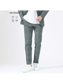 【SALE／16%OFF】【セットアップ対応 / 軽量 / ハイパーストレッチ】ワッシャー プリント スラ ABAHOUSE LASTWORD アバハウス パンツ スラックス・ドレスパンツ グレー ブラック ネイビー【RBA_E】【送料無料】[Rakuten Fashion]