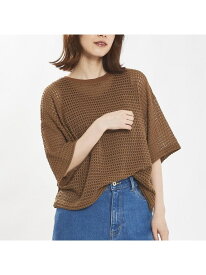 【SALE／11%OFF】メッシュレースプルオーバー abahouse mavie アバハウス マヴィ トップス カットソー・Tシャツ ホワイト グリーン ブラウン ブラック【RBA_E】【送料無料】[Rakuten Fashion]