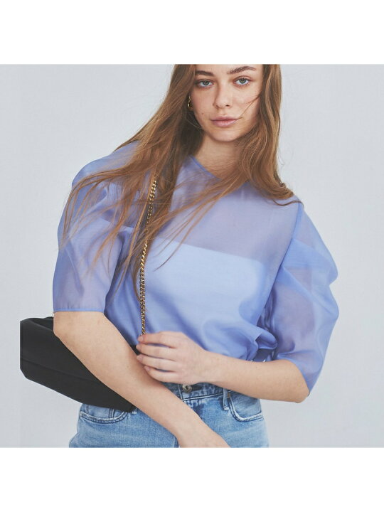 楽天市場】【SALE／30%OFF】シアータックスリーブブラウス Rouge vif 