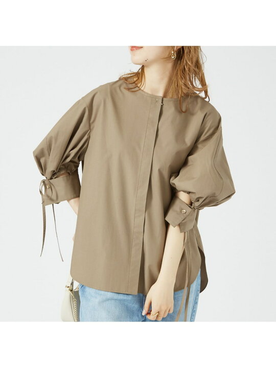 楽天市場】【SALE／30%OFF】スラッシュカフス・パフ袖ブラウス Rouge 