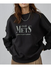 シルキーダンボールロゴプルオーバー abahouse mavie アバハウス マヴィ トップス スウェット・トレーナー ホワイト グレー ブラック【送料無料】[Rakuten Fashion]