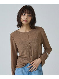 【SALE／10%OFF】【販売店舗限定】シアーフライスロンT abahouse mavie アバハウス マヴィ トップス カットソー・Tシャツ ホワイト ブルー ブラウン ブラック【RBA_E】【送料無料】[Rakuten Fashion]