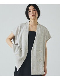 【セットアップ対応】ライトツィードフレンチジャケット abahouse mavie アバハウス マヴィ トップス その他のトップス ネイビー ベージュ グレー【送料無料】[Rakuten Fashion]