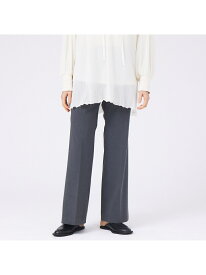 【SALE／50%OFF】センタープレスフレアーパンツ qualite カリテ パンツ その他のパンツ グレー【RBA_E】【送料無料】[Rakuten Fashion]