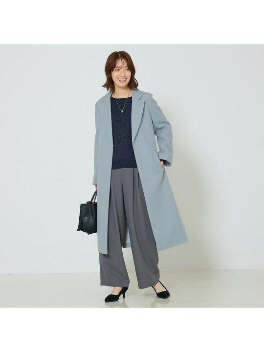 楽天市場】【SALE／5%OFF】ベルト付きロングコート abahouse mavie 