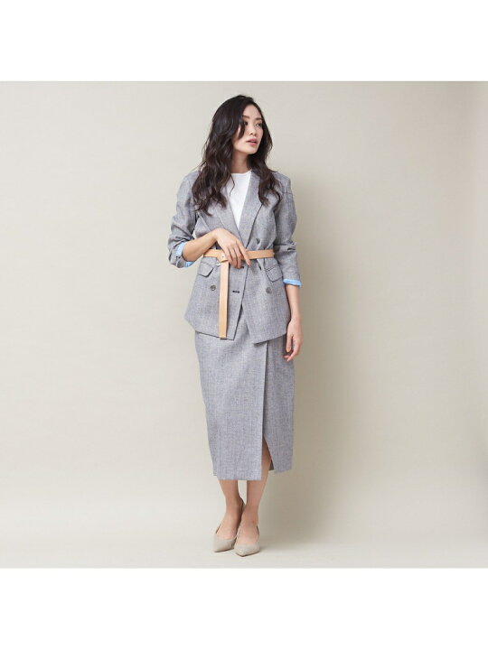 楽天市場】【SALE／30%OFF】ミックスツイードダブルジャケット qualite 