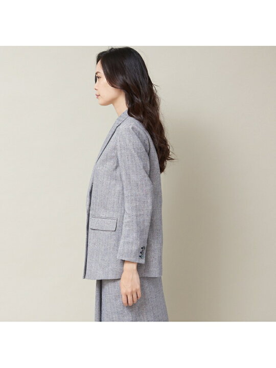 楽天市場】【SALE／30%OFF】ミックスツイードダブルジャケット qualite 