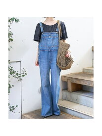 【RED CARD/ レッドカード】別注 Nomad デニムオーバーオール Rouge vif la cle ルージュ・ヴィフ ラクレ オールインワン・オーバーオール オーバーオール・サロペット ブルー【送料無料】[Rakuten Fashion]