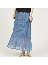 【SALE／62%OFF】【セットアップ対応】シアープリーツスカート abahouse mavie アバハウス マヴィ スカート ロング・マキシスカート ブルー グレー ブラック【RBA_E】[Rakuten Fashion]