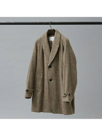 【SALE／30%OFF】【MANTECO】チェック柄 ウール ショールカラー ハーフコート / チェスタ ABAHOUSE LASTWORD アバハウス ジャケット・アウター チェスターコート【RBA_E】【送料無料】[Rakuten Fashion]