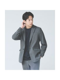 【SALE／20%OFF】【セットアップ対応】ヘリンボーン ジャガード ニットジャケット ABAHOUSE LASTWORD アバハウス ジャケット・アウター テーラードジャケット・ブレザー ブルー グレー ブラック【RBA_E】【送料無料】[Rakuten Fashion]