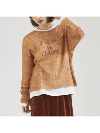 ローゲージシースルーニットプルオーバー abahouse mavie アバハウス マヴィ トップス ニット ホワイト オレンジ グリーン【送料無料】[Rakuten Fashion]