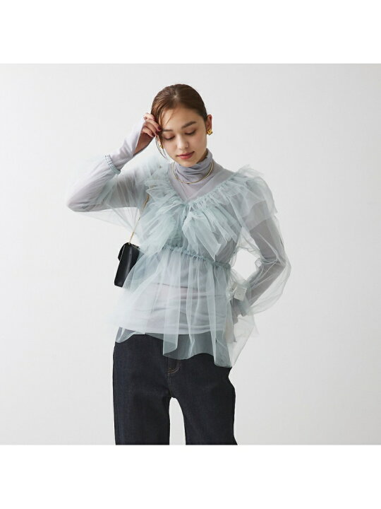 楽天市場】【SALE／30%OFF】チュール ブラウス Rouge vif la cle 