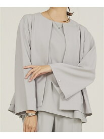 【SALE／10%OFF】【WEB Domani掲載】【セットアップ対応/エニデイカセット】ノーカラーボレ abahouse mavie アバハウス マヴィ ジャケット・アウター ノーカラージャケット ブラック ホワイト ブルー グレー【RBA_E】【送料無料】[Rakuten Fashion]
