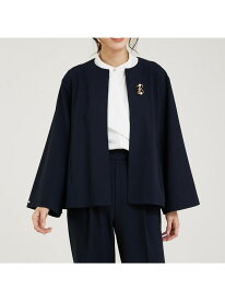 【WEB Domani掲載】【セットアップ対応/エニデイカセット】ノーカラーボレ abahouse mavie アバハウス マヴィ ジャケット・アウター ノーカラージャケット ブラック ホワイト ブルー グレー【送料無料】[Rakuten Fashion]