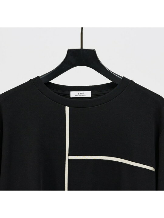 楽天市場】コンポジションライン 長袖Tシャツ 5351POUR LES HOMMES 