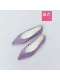 【SALE／30%OFF】【最高パンプス/1cmヒール】美脚*快適 ポインテッドフラットパンプス Au BANNISTER オゥ・バニスター シューズ・靴 パンプス ネイビー ブラック グレー パープル【RBA_E】【送料無料】[Rakuten Fashion]