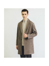 【SALE／33%OFF】【スエードライク】ボンディング チェスターコート ABAHOUSE LASTWORD アバハウス ジャケット・アウター チェスターコート グレー ブラック【RBA_E】【送料無料】[Rakuten Fashion]