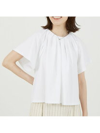 【SALE／22%OFF】タックフレアーショートプルオーバー abahouse mavie アバハウス マヴィ トップス カットソー・Tシャツ ブラック ブラウン ホワイト【RBA_E】【送料無料】[Rakuten Fashion]