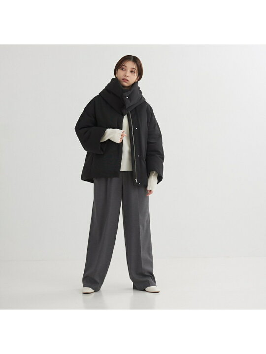 楽天市場】【SALE／20%OFF】マフラー付きグログランダウン Rouge vif 